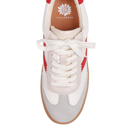 Yellow Box Footwear Sale | Zeldie Lace-Up Sneaker - Red