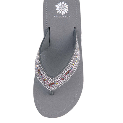 Yellow Box Footwear Special Offer | Terrah Wedge Sandal - Gray Multi