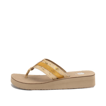 Yellow Box Footwear Exclusive | Jafna Flip Flop Sandal - Gold