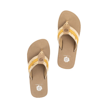 Yellow Box Footwear Exclusive | Jafna Flip Flop Sandal - Gold