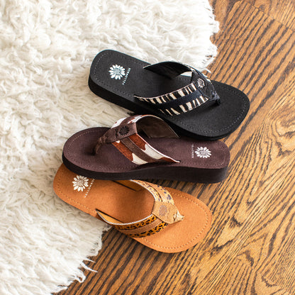 Yellow Box Footwear Exclusive | Jafna Flip Flop Sandal - Gold