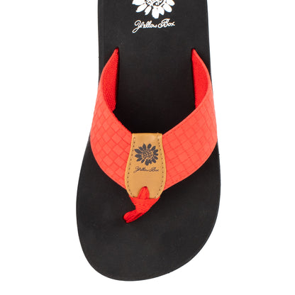 Yellow Box Footwear Best Seller | Flinge Flip Flop - Red
